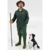 American diorama Americké diorámy Figúrky Meccanico Con Cane - Mechanik Patrick so psom 1:18 Zelená
