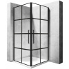 Sprchový kút - Rohová sprchová kabína Black Rea 80x80 (Sprchový kút - Rohová sprchová kabína Black Rea 80x80)