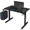 ULTRADESK Herný stôl FREEZE V2, čierny UDESK-FRZ-BB
