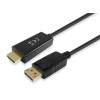 Prevodný kábel, DisplayPort-HDMI, 3 m, EQUIP