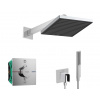 Hansgrohe Sprchový set s termostatom pod omietku, s telesom, 26x26 cm, chróm SANI21HHH003-HG