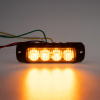 PROFI výstražné LED světlo vnější, oranžové, 12-24V, ECE R65