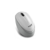 Genius NX-7009 Myš, bezdrátová, optická, 1200DPI, 3 tlačítka, Blue-Eye senzor, USB, bílo-šedá 31030030402
