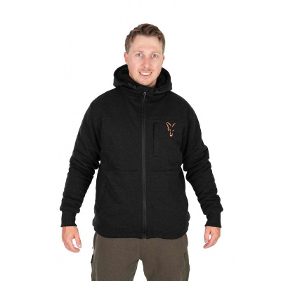 Fox Bunda Collection Sherpa Jacket Black Orange XXXL
