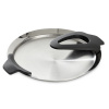 Sklenená pokrievka INTENSA 24 cm, plochý, kov, Fissler
