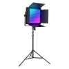 2x Svetlo Neewer RGB1200 LED 60W 2500-8500K + tripods + barndoors
