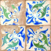 Peronda Dlažba FS Heritage leaves 45x45 cm mat FSHERILE