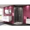 Huppe Sprchový kout čtvrtkruh 90x90 cm Hüppe Next 140604.069.322