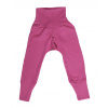 Ružové nohavice z merino vlny a hodvábu Cosilana Veľkosť: 98/104
