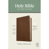 NLT Thinline Reference Bible, Filament Enabled Edition (Red Letter, Leatherlike, Rustic Brown) (Tyndale)