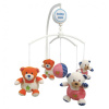 Kolotoč nad postieľku Baby Mix Medvedíky multicolor