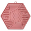 Epic Pet Lick&Snack lízacia podložka hexagon 17x15 cm růžový