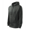 Malfini TRENDY ZIPPER 410 Mikina pánska L, Tmavá bridlica