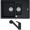 Franke BFG 651-78 onyx s excentrom + Franke FC 9547.071 NOVARA PLUS onyx