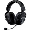 Logitech Gaming PRO X Headset otevřená (On Ear) bezdrátová 7.1 Surround černá regulace hlasitosti, Vypnutí zvuku mikrofonu Gaming