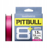 Pletivo Shimano LD-M51T Pitbull 8+ #1.2/0.181 mm/27.1 lb/12.3 kg. Pink. 150 m