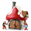 Schleich 20803 Šmolkovia Domček na kľúčik s dvomi figúrkami