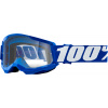 MX okuliare 100% Strata 2 Junior modré s čírym sklom
