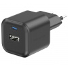 SWISSTEN SÍŤOVÝ ADAPTÉR GaN 1x USB-C 35W PD + 1x USB-A 27W QC ČERNÝ 22071210