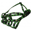 Palkar Nylonový náhubok pre Mopslíka veľ. 1 čierno-zelený