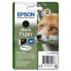 Epson originál ink C13T12814012, T1281, black, 5,9ml (Jednofarebný atrament DURABrite Ultra T1281 líška Black)