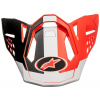 ALPINESTARS šilt pre prilby SUPERTECH S-M10 ANGEL, ALPINESTARS (červená/černá/bílá, verzia ECE 22.05)