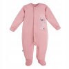Dojčensky overal - Romper Eevi 104 ružový (EWA KEYS PUPPET MELLOW PINK 104 PUMP)