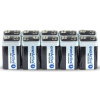 Alkalická batéria Everactive 9V (6F22) 10 ks