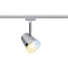 Paulmann URail Spot Cone Zigbee LED závesné osvetlenie URail GU10 5 W chróm (matný), chróm; 95526
