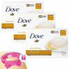 Krémové mydlo Dove Nourishing 12x90g + darčeková gumička na vlasy Dove