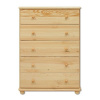 Casarredo DK-114 komoda s 5 zásuvkami morenie gray