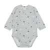 Zavinovacie dojčenské body, Bavlna, Daisy, mätové 68 (3-6m)