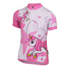 ETAPE dětský dres RIO, bílá/růžová 128/134