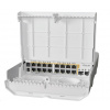 MIKROTIK RouterBOARD Cloud Router Switch netPower 16P + L5 (800MHz; 256MB RAM; 16x PoE GLAN; 2x SFP+) outdoor CRS318-16P-2S+OUT MikroTik