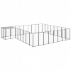 Kovová ohrádka VidaXL 440 x 550 x 110 cm