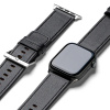 Ringke Leather One Basic Bold – Kožený remienok pre Apple Watch 1/2/3/4/5/6/7/8/9/10/SE/SE 2/Ultra/Ultra 2 (42/44/45/46/49mm) – Čierny KF2335887