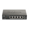D-Link DGS-1100-05PDV2 5portový gigabitový PoE inteligentný prepínač, bez napájania - napájaný PoE, 2 porty PoE