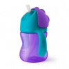 Avent hrnček so slamkou fialový 200ml