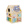 eliNeli Drevený activity board domček EN1117