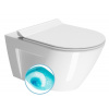 GSI NORM závesná WC misa, Swirlflush, 55x36 cm, biela ExtraGlaze SPH 861511