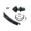 OEM zadní kolo Rodi Black Rock Disc 21-622 135mm VL 8,5