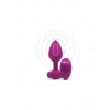 B-Vibe Vibrating Jewel Plug S/M - Fuchsia