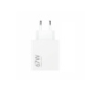 Adaptér Xiaomi MDY-15-ET USB-A s funkciou rýchlonabíjania 67W biely (Bulk)