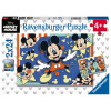 RAVENSBURGER Mickey Mouse: Natočte film! 2x24 dielov