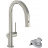 Hansgrohe Aqittura M91 - FilterSystem 210, vyťahovací výtok, 1jet, sBox, vzhľad nerezu 76826800
