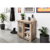 Bighome - IRON Komoda Mango 70x45x70 bielená, lakovaná