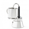 GSI Outdoors Stainless Mini Espresso 1 cup Šedá nerezový set