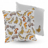Vankúš - Cushion Velor Gecko 5Made 50x50 cm (Cushion Velor Gecko 5Made 50x50 cm)