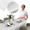 Obrus Odolný Voči Škvrnám na stôl, hladký, univerzálny 120x240 SURBO Biela