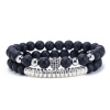 Set náramkov z prírodných kameňov Cubic Zirconia 8mm